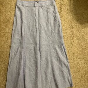 J. Crew Light Blue linen Skirt